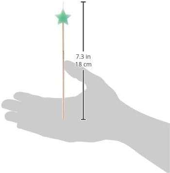 Meri Meri Star Birthday Candles for Cake (Pack of 6), Unscented, Fun Birthday Candles