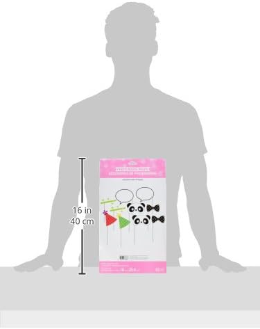 10-Piece Assorted Photo Booth Props, Panda-monium