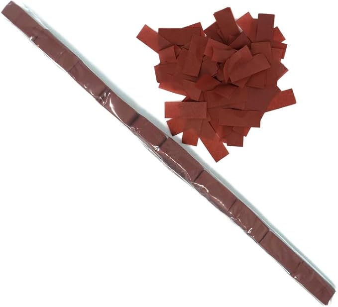 Ultimate Confetti - Maroon Tissue Confetti - Speed Load Cannon Sleeve (1/4lb)