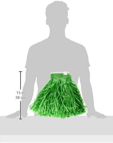 Beistle 6-Ply Green Tissue Fringe Drape, 15" x 10'