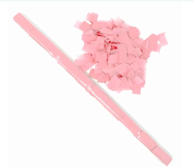 Ultimate Confetti - Baby Pink Tissue Confetti - Speed Load Cannon Sleeve (1/4lb)