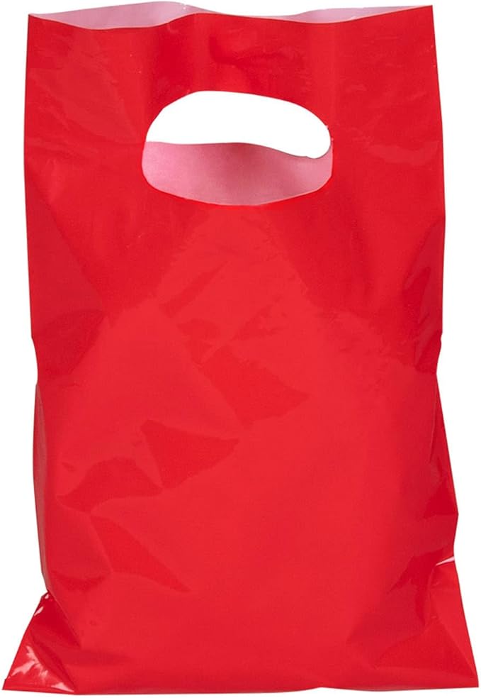 Set 6 PE party bags 'Happy Birthday' (23 x 15 cm)