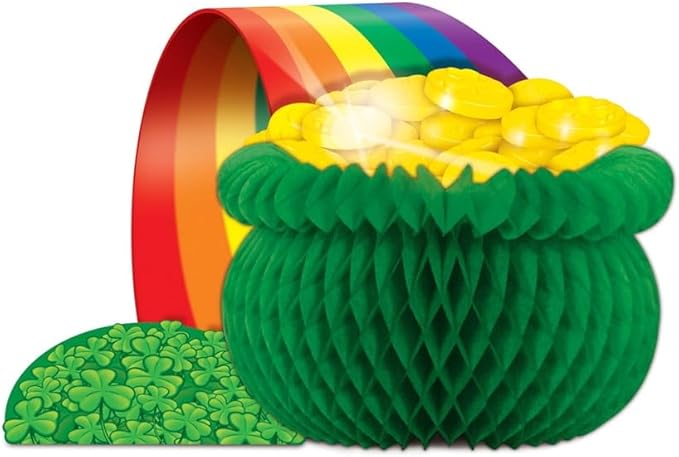 Pot-O-Gold Centerpiece Party Accessory (1 count) (1/Pkg)