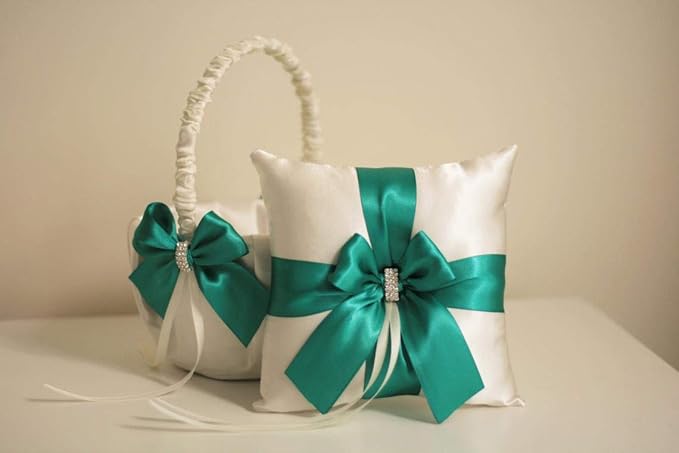ITIsparkle 11/2" Inch Double Faced Satin Ribbon 25 Yards-Roll Set for Gift Wrapping Party Favor Hair Braids Hair Bow Baby Shower Decoration Floral Arrangement Craft Supplies, Teal Ribbon