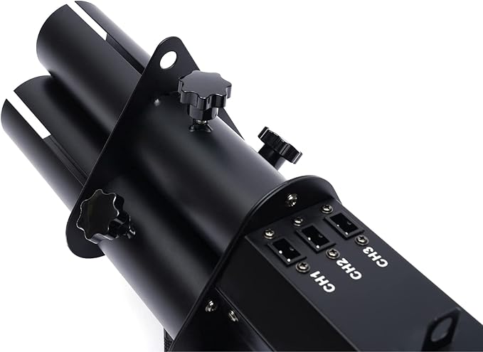 Electric Confetti Cannon Launcher Handheld Confetti Machine, 3 Head Portable Confetti Blower Gun Rechargeable Confetti Shooter with 3500mAh Built-in Battery for 2.2in Confetti E-Cartridge