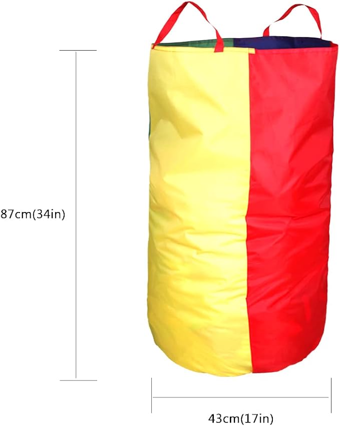 CWLAKON 6 Pack Potato Sack Race Bags for Kids Adults Family Outdoor Field Day Birthday Party Yard Backyard Camping Picnic Easter Fall Themed Thanksgiving Halloween Christmas 4th of July Party Games