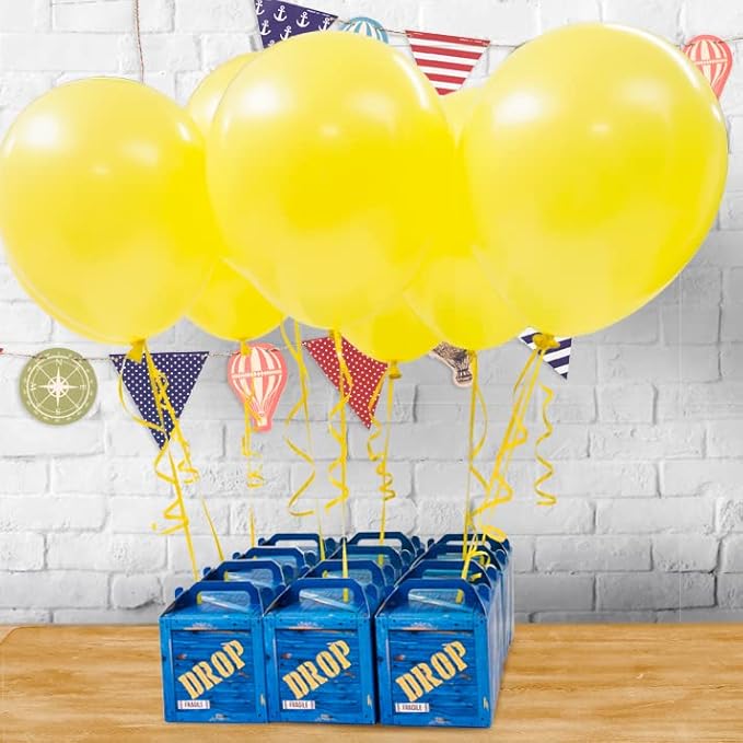 Glittery Garden Game Party Military Supply Loot Drop Box Party Favors. Decoration and Gift Bags, Gaming-Themed Birthday Activities and Party Supplies (12-pack)