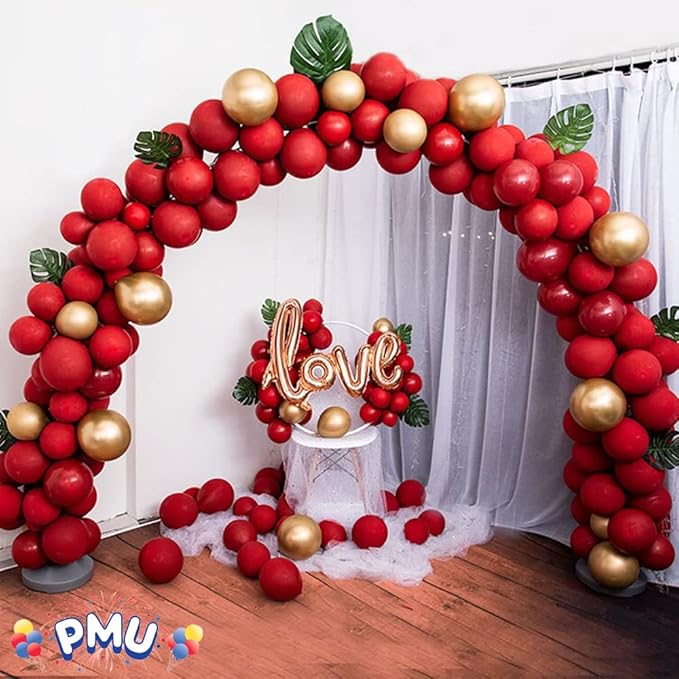 Balloon Arch - Frame for Graduations, Weddings, Anniversaries, and Birthday Party Decorations - Perfect for Kids’ Schools and Colleges- White Pkg/3