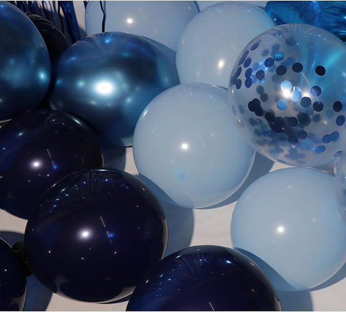 13th Birthday Decorations for Boys 13th Birthday Balloons 13 Cake Topper Happy Birthday Banner Blue Streamers Happy 13th Birthday Decorations