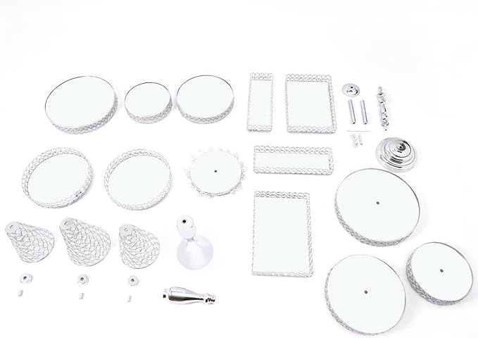 11 PCS Cake Stand Set-Dessert Table Display Set-Cupcake Display Stand for Wedding, Birthday Party, Anniversary, Gatherings