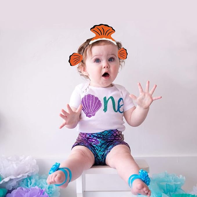 CiyvoLyeen 12Pcs Sea Animal Fish Headband Under the Sea Themed Birthday Ocean Party Favors Decorations for Students Costumes Dress-up Jellyfish Shark Octopus Turtle Dolphin See Horse Lobster Hat