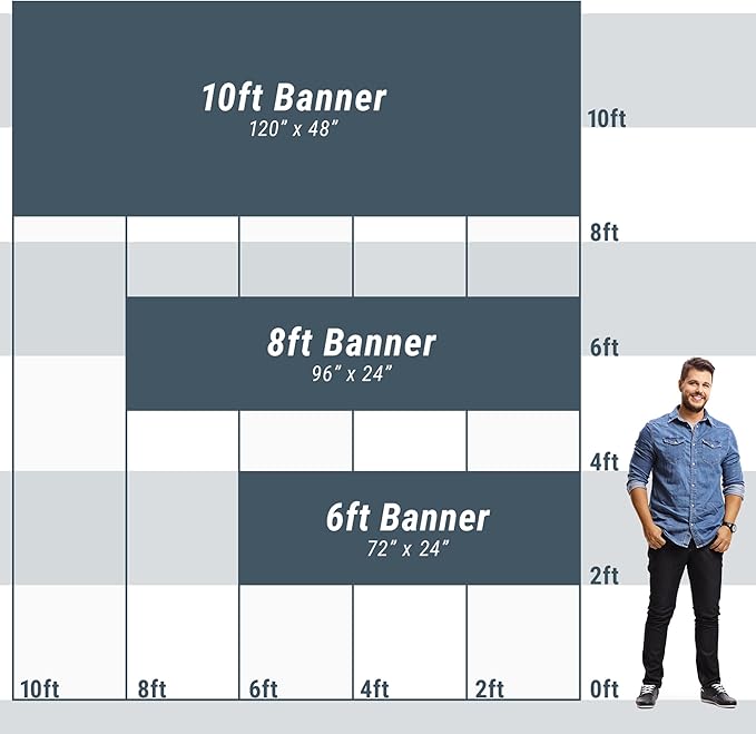 Let's Make Memories Personalized Engagement Banner - Customized Photo Banner - Engagement Party Décor - Indoor/Outdoor Vinyl - We're Engaged - 6 ft