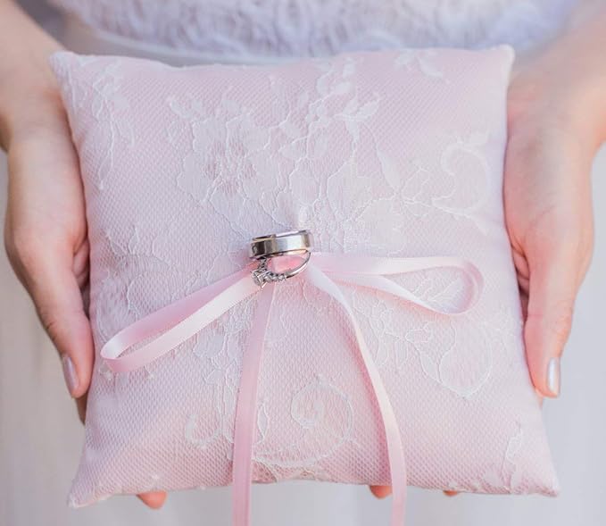 ITIsparkle 1/4" Inch Double Faced Satin Ribbon 50 Yards-Roll Set for Gift Wrapping Scrap Books Party Favor Hair Braids Baby Shower Decoration Floral Arrangement Craft Supplies, Light Pink Ribbon