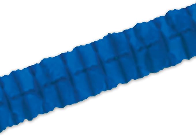 Beistle 3D Leaf Paper Garland Decoration, 4.5" x 12', Blue