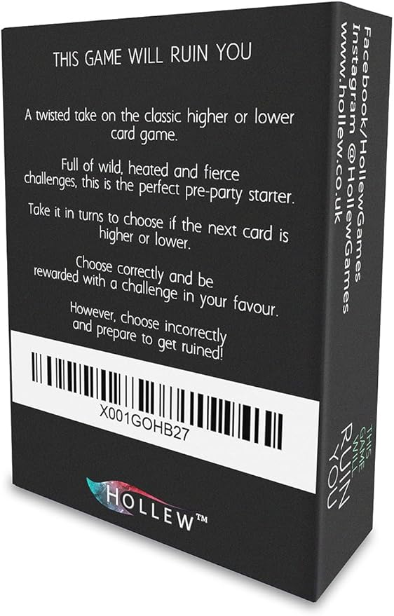 This Game Will Ruin You Vol 1 - Card Games for Adults & Bachelorette Parties - Party Games for College Students & Fun Adult Game Night Ideas - Board Games for Groups & Couples or 21st Birthday Gift