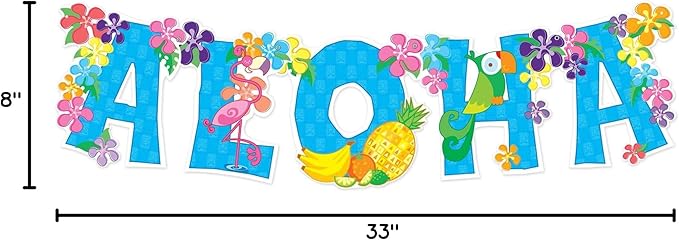 Aloha Streamer Party Accessory (1 count) (1/Pkg)