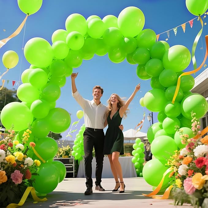 Light Green Balloon Arch Kit 111Pcs 18 12 5 Inch Latex Party Balloons Garland for Birthday Baby Shower Wedding Engagement Anniversary