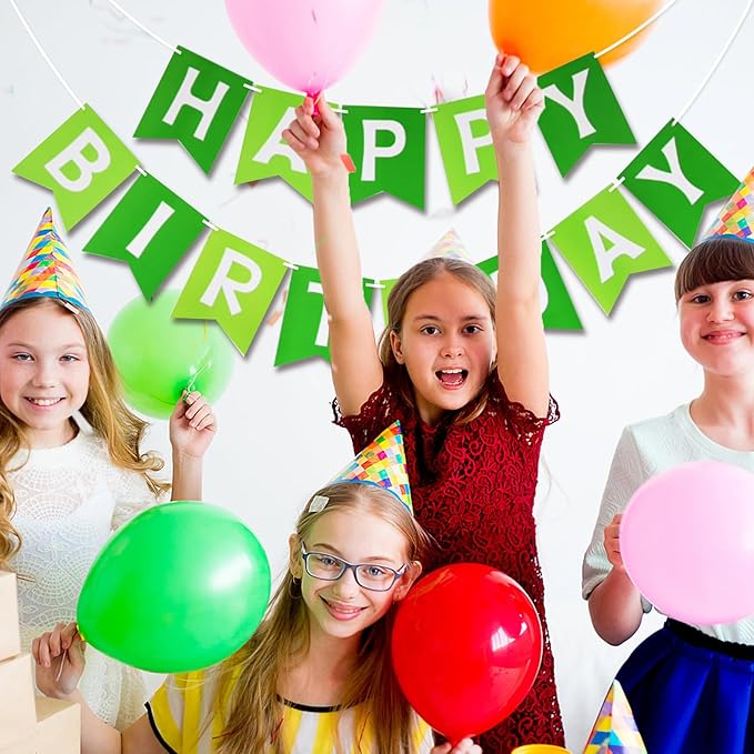 Happy Birthday Banner Party Banner Birthday Hanging Decoration for Women Men Girls Boys Adults Pets Party Backdrop Wall Decor Party Supplies