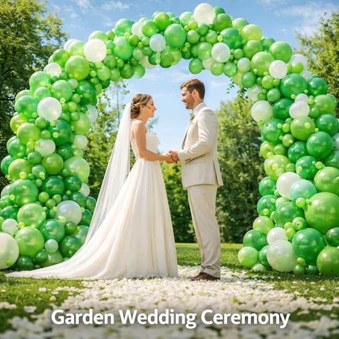 Green Balloons 100 Pack, 12 Inch Latex Party Balloons, Round Helium Light Green Balloons for Birthday Jungle Themed Bridal Shower Christmas Celebration Decorations