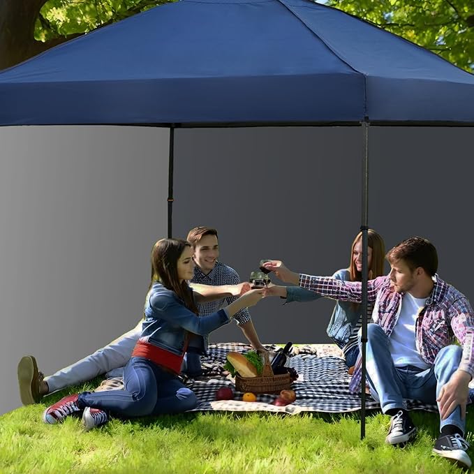 Instant Canopy Tent SunWall Waterproof Tent Sidewalls for 10x10 Pop Up Canopy 1 Pack Sidewall Only, Navy Blue