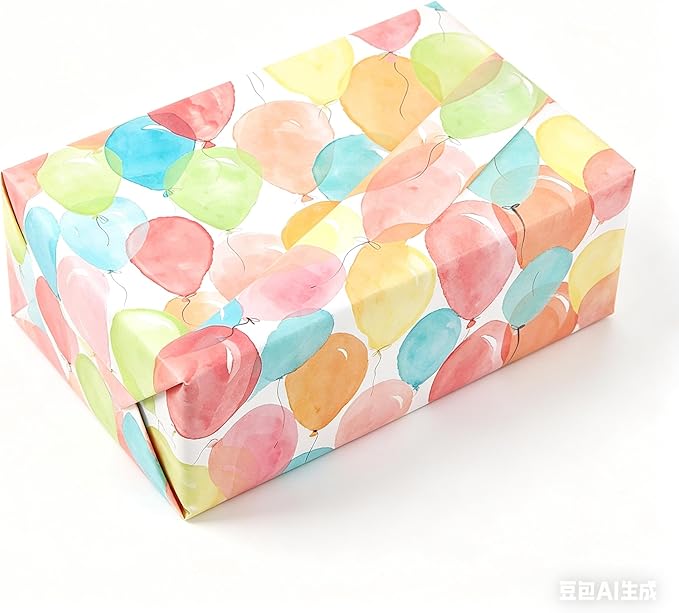 Viadom Birthday Wrapping Paper Roll, Gift Wrap for Boys Girls Kids Women Birthday, Valentines, Mothers day, Graduation, Wedding, Fathers day, Baby Shower, Christmas (17in x 50ft)