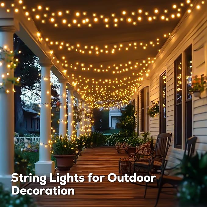 600 LED Christmas Lights Outdoor Waterproof, 246FT Twinkle Lights, Color Changing String Lights with 11 Lighting Modes, Timing, Christmas Decoration-Multicolor to Warm White
