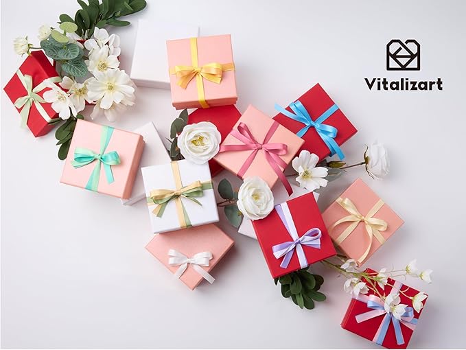Vitalizart Pastel Satin Ribbon 3/8” x 14 Rolls 70 Yards Ribbon for Gift Wrapping Hair Craft Party Decoration Flower Bouquet Wedding Double Face Assorted Color