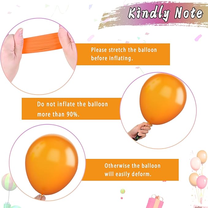 Paready Black Orange Yellow Balloons, 60 Pcs 12 Inch Orange Black Yellow and Metallic Silver Balloons, Car Theme Party Balloon for Kids Construction Theme Birthday Baby Shower Party Decorations