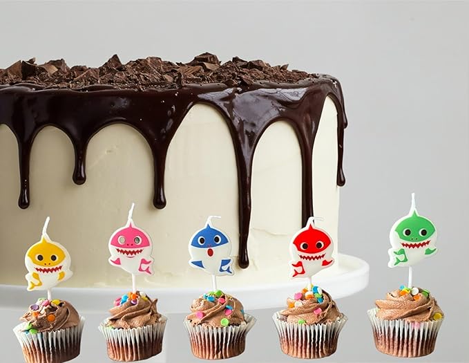 Birthday Cake Candles (Shark)