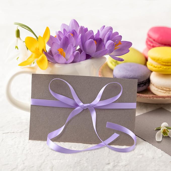 Pastel Rainbow Satin Ribbon 3/8 Inch Colorful Bulk Ribbon Rolls Assorted Solid Color Double Faced Satin Ribbons for Crafts Easter Baby Shower Birthday Wedding Gift Wrapping Hair Bows