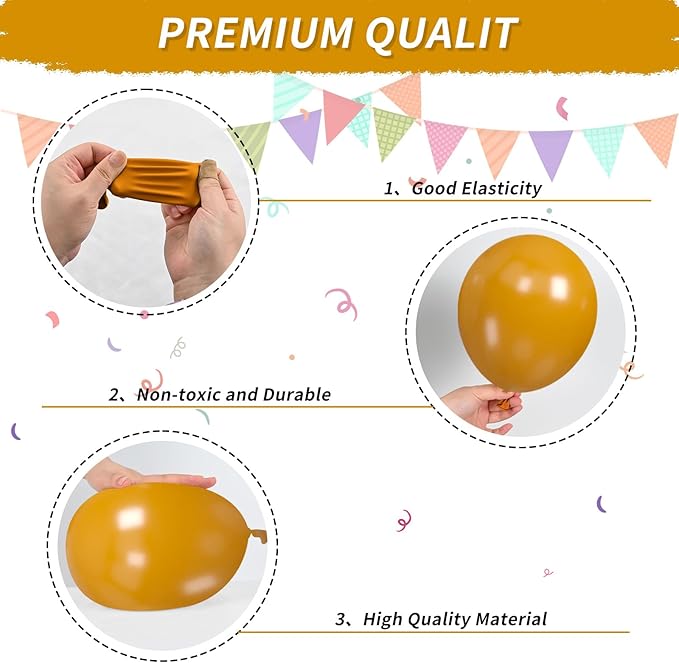 Boho Rainbow Balloons, Rainbow Colorful Balloon, Retro Ivory White Yellow Orange Blue Purple Balloons for Girls Woman Boys Boho Birthday Baby Shower Bridal Shower Wedding DIY Party Decorations