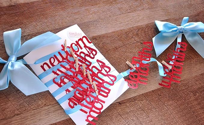 ITIsparkle 1/4" Inch Double Faced Satin Ribbon 50 Yards-Roll Set for Gift Wrapping Scrap Books Party Favor Hair Braids Baby Shower Decoration Floral Arrangement Craft Supplies, Light Blue Ribbon