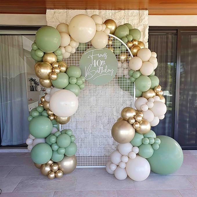 Voircoloria 110pcs Metallic Gold Balloons 12inch Chrome Gold Latex Party Balloons for Graduation, Wedding, Birthday, New Year, Baby Shower, Anniversary Party Decorations