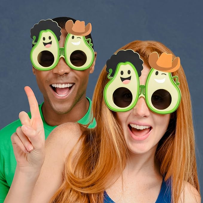 Sun-Staches Fiesta Fun Sombrero Sunglasses | Photo Booth | Party Attire or Party Favor | One Size Fits Most