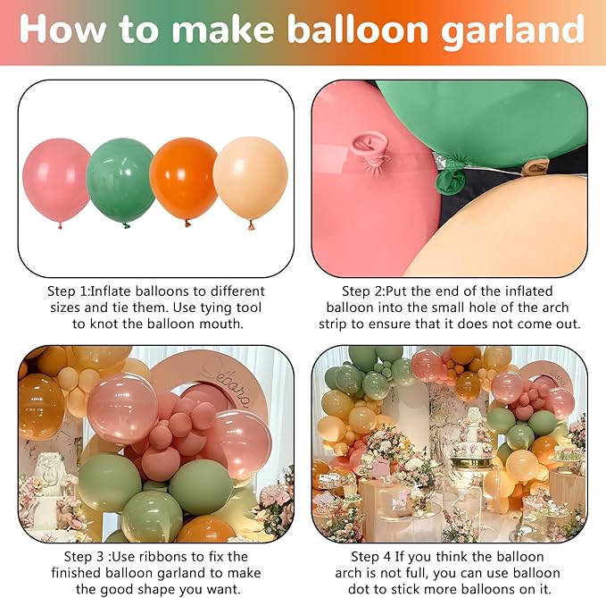 HILAVO Sage Green and Pink Balloons Arch Fairy Wildflower Spring Retro Dusty Pink Olive Green Burnt Orange Beige Balloons Garland for Boho Baby in Bloom Baby Shower Floral Safari Birthday Party Decor
