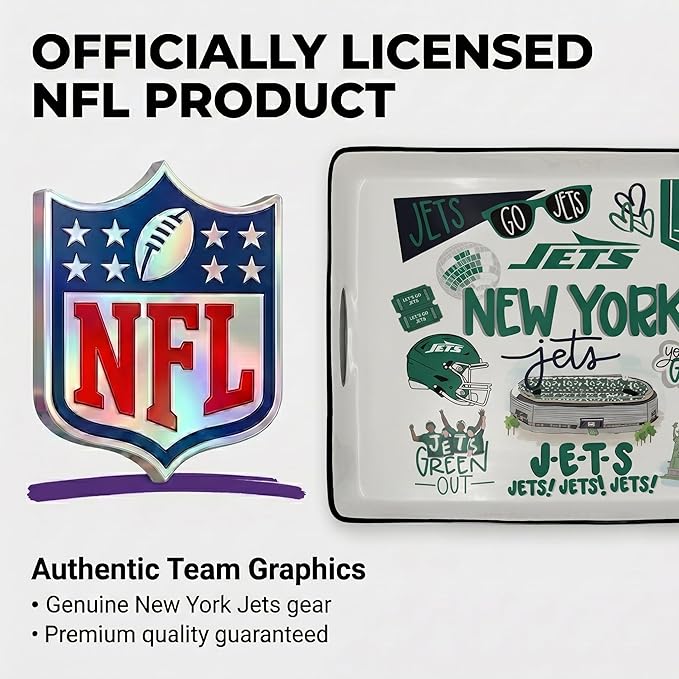 NFL Loco Fan Large Serving Tray w/Handles