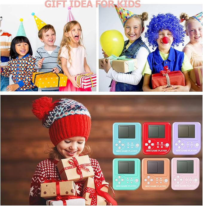 Sinikoro 24 Pack Video Game Party Favors for Kids Video Game Keychain Video Game Birthday Party Supplies