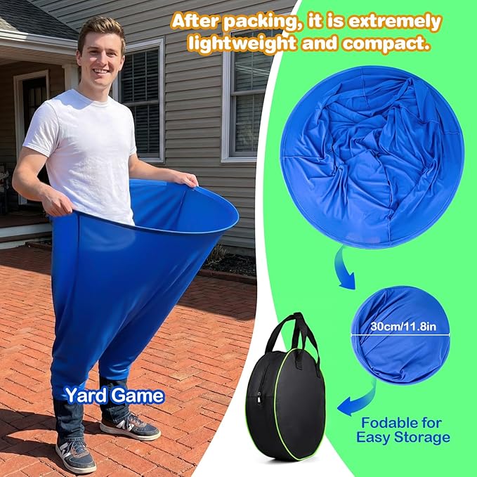 Granny Pants Yard Game for Kids & Adults- Giant Outdoor Carnival Game for Family Parties, Company Team Building, Backyard, Lawn Reunion Fun
