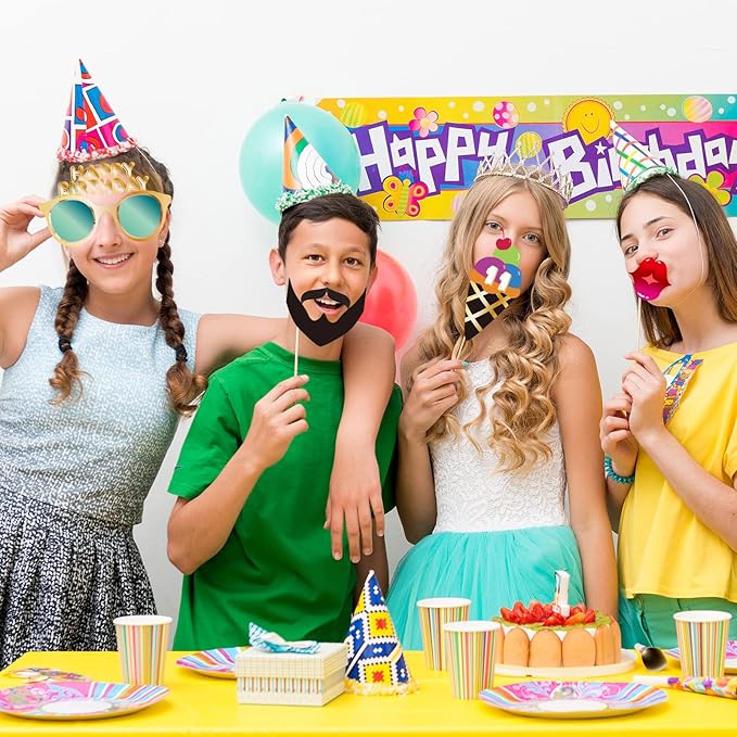 BRT Bearingshui 11th Photo Booth Props, Birthday Party Accessories, Signs, Decorations & Favors