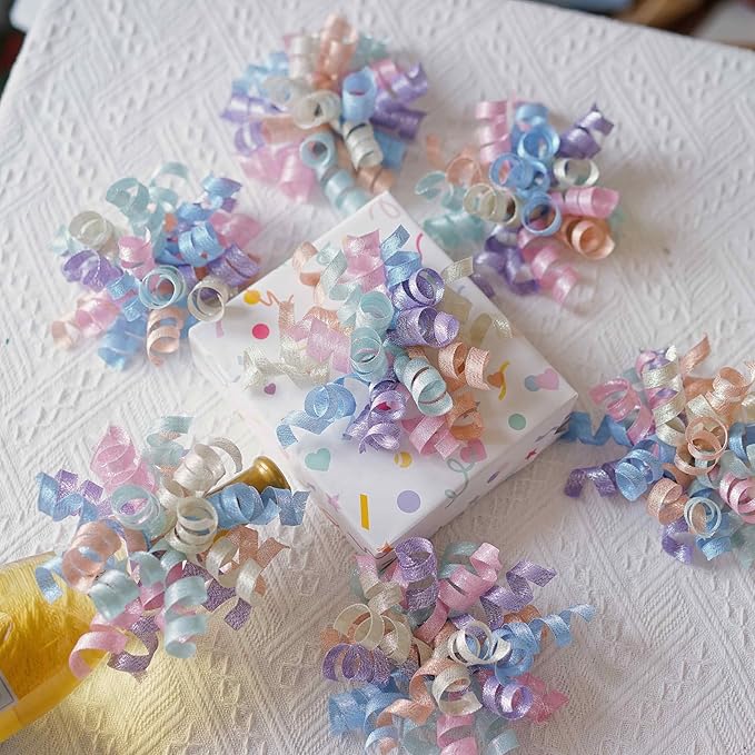 8 Count Value Pack: Get More for Less with This Set of 8 Beautifully Crafted Bows, ensuring You Have Plenty for Multiple Gifts, Hair Accessories, or Decorative Projects.