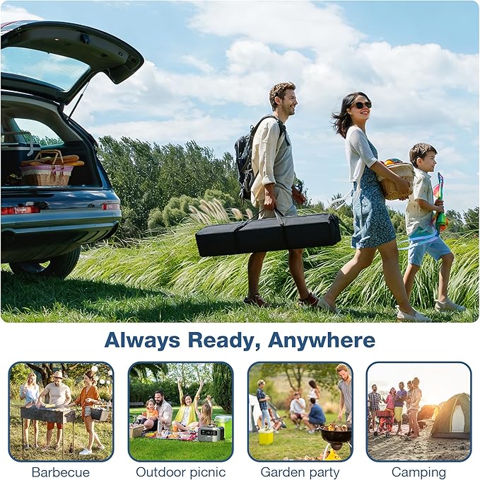 10x10 Outdoor Folding Canopy Tent with 1 Sidewall, Easy Up Outdoor Shelter with One Person Set Up Center Lock, Portable Patio Screen Tent for Camping, Party, Beach & Picnic,Grey