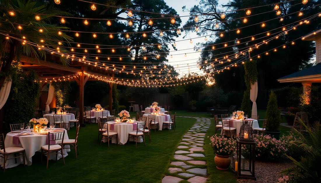 How to Create a Stunning Garden Party Setup at Home