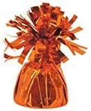 Beistle 12 Piece Metallic Orange Balloon Weights for Birthday Party Decoration Halloween Baby Shower Wedding Table Centerpiece