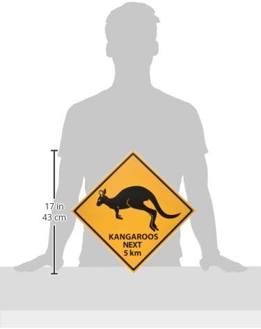 Beistle Outback Rock Weekend Critter Crossing Sign Cutouts (Pack of 3) - Yellow/Black Paper Cutouts