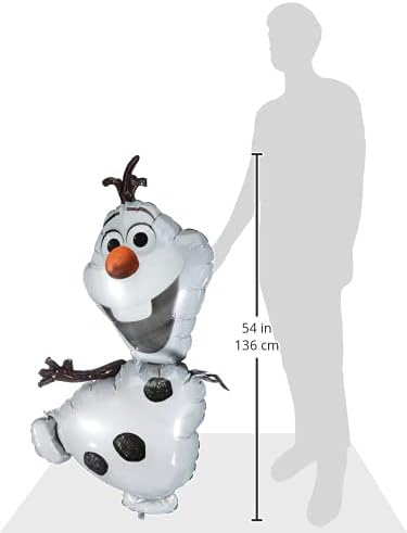Anagram Burton & Burton Disney's Olaf Frozen Jumbo Balloon, Mylar, 41"