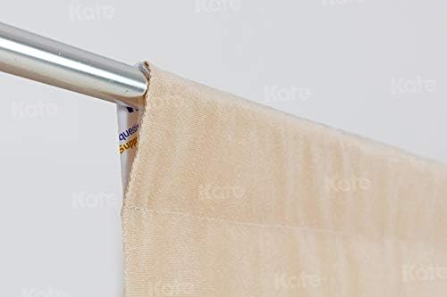 Kate 10ftX12ft Solid Beige Backdrop Portrait Photography Background for Photography Studio Children and Headshots Beige Backdrop Background