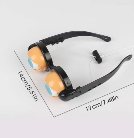4PCS Moving Eyeball Sunglasses – Funny Wiggly Eye Glasses for Adults, Parties, Halloween & Photo Booth Props
