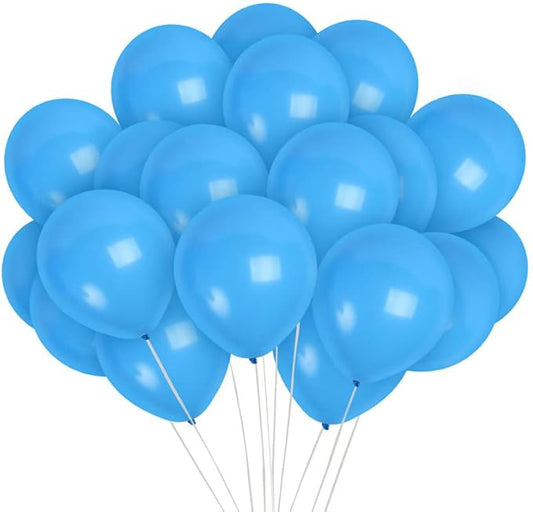 Treasures Gifted Light Blue Balloons 36 Pack - Pastel Baby Blue Balloons - 12in Latex Sky Color Party Supplies - Robins Egg Decorations