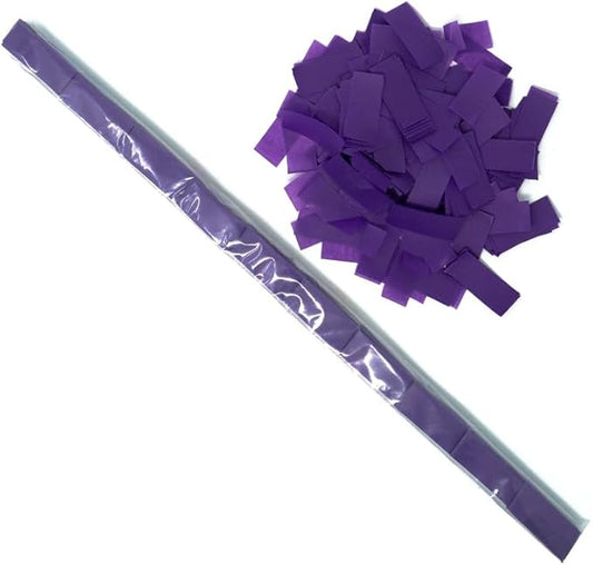 Ultimate Confetti - Purple Tissue Confetti - Speed Load Cannon Sleeve (1/4lb)