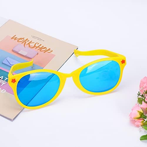 6 Pcs Jumbo Plastic Sunglasses Funny Party Glasses For Birthday Party Halloween Cosplay Supplies